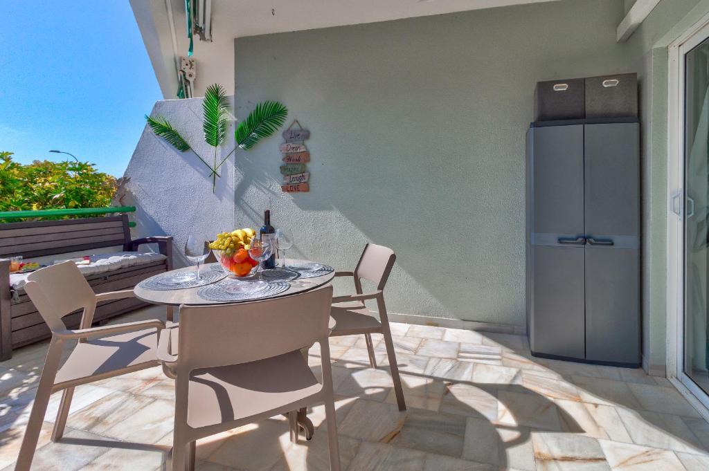 Balkón alebo terasa v ubytovaní Apartament Altamira