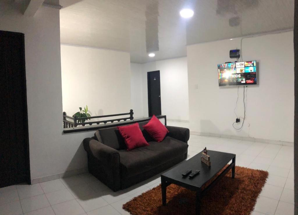 Istumisnurk majutusasutuses Home Travel Popayan