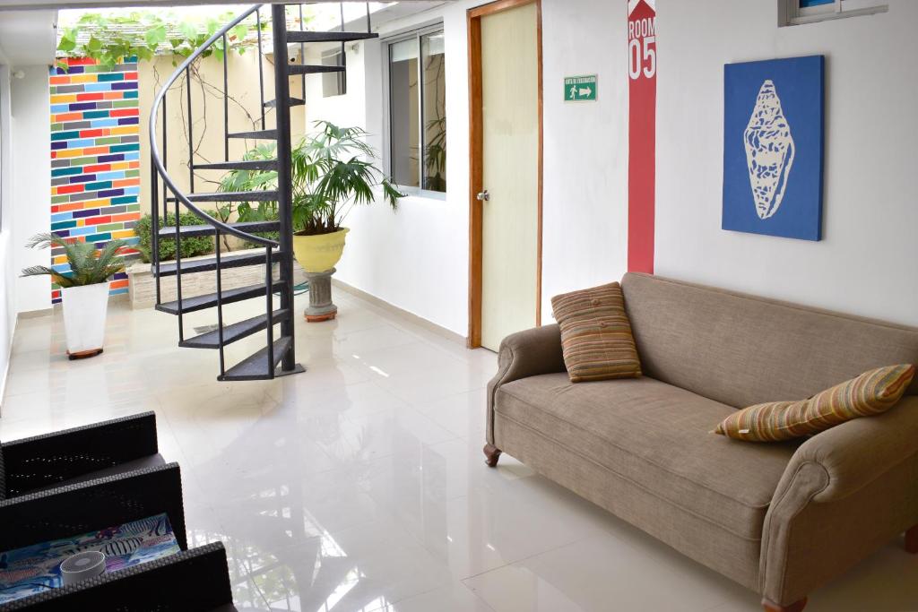 Un lugar para sentarse en Color House Santa Marta