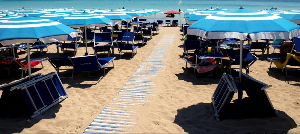 Plaża w willi lub w pobliżu