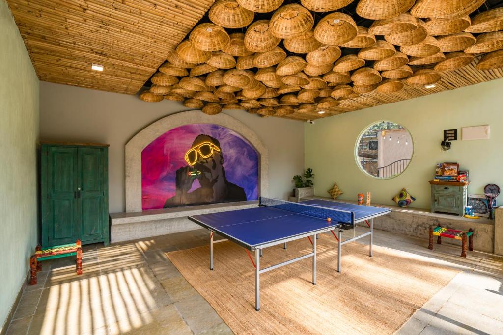 Stolní tenis v ubytování Zostel Goa, Morjim nebo okolí