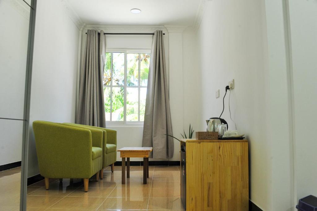 Posezení v ubytování Asseyri Guest House