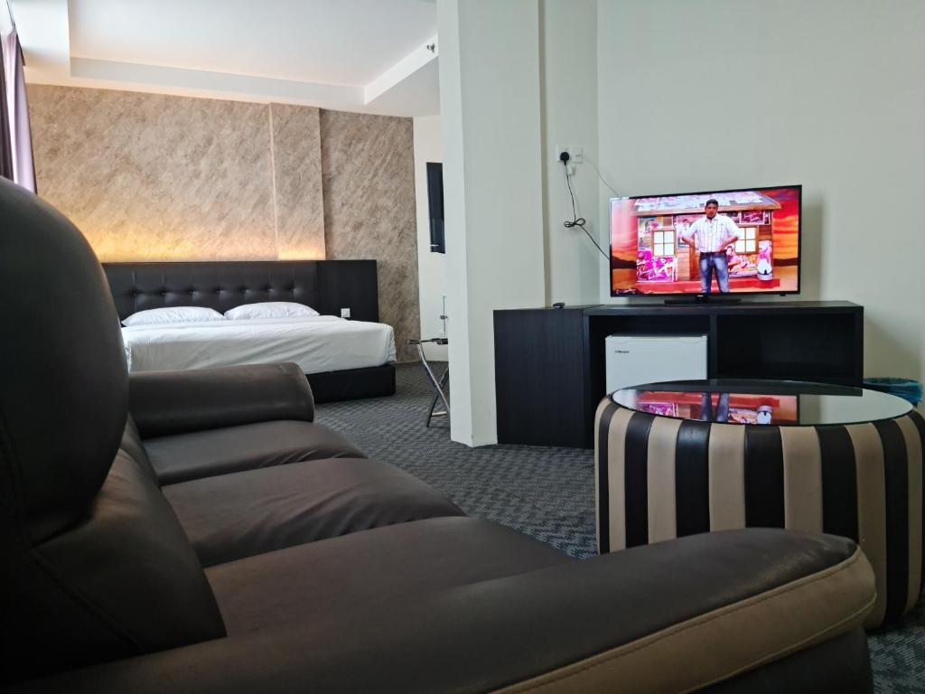 Postel nebo postele na pokoji v ubytování Just Hotel BP
