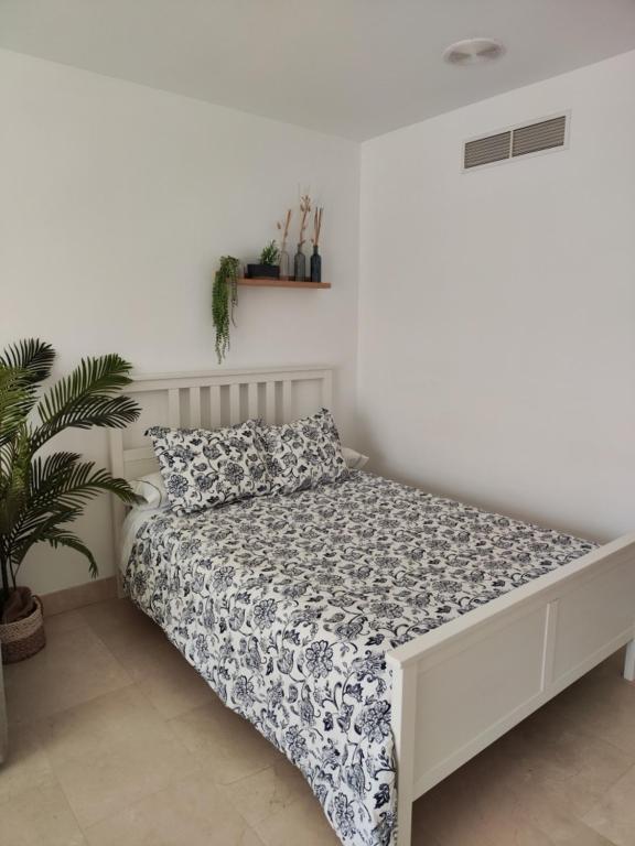 Postel nebo postele na pokoji v ubytování Estudio Puerto de Sotogrande
