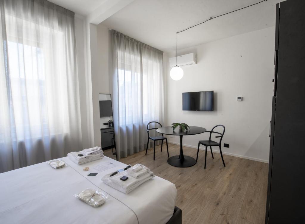 Telewizja i/lub zestaw kina domowego w obiekcie San Carlo Suite Torino