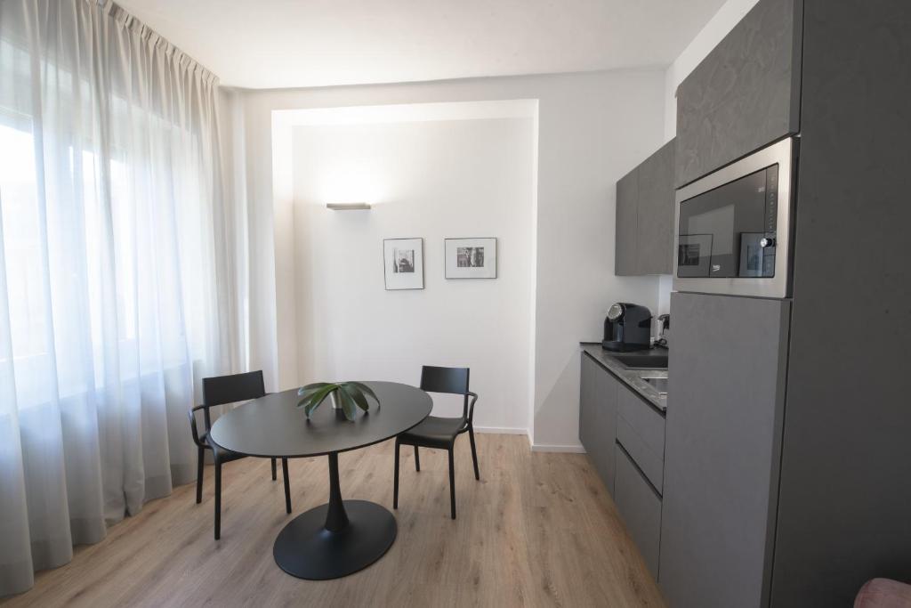 Kuchnia lub aneks kuchenny w obiekcie San Carlo Suite Torino
