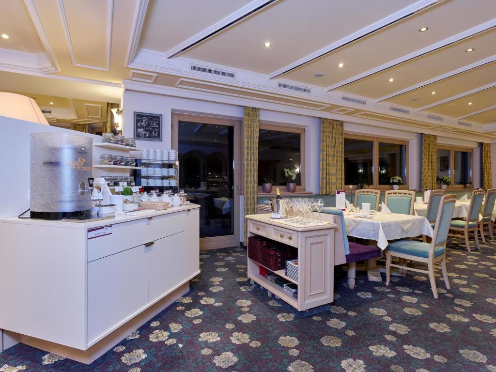 Kuchyň nebo kuchyňský kout v ubytování Hotel Erhart Sölden