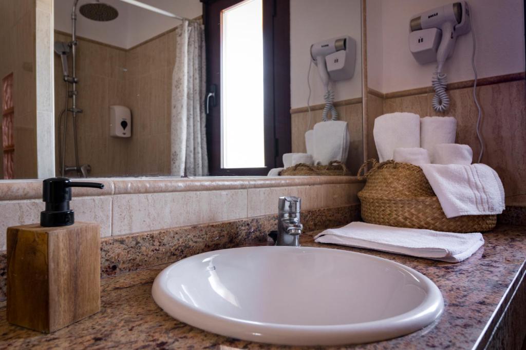 Koupelna v ubytování Apartamentos Cedro Alto