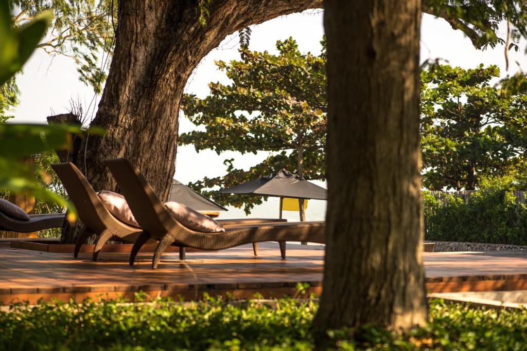 Zahrada ubytování Tolani Resort Kui Buri