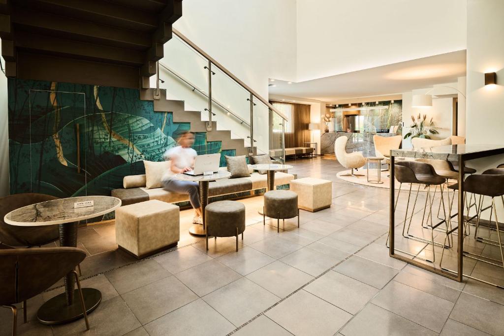 Posezení v ubytování Hotel Da Vinci