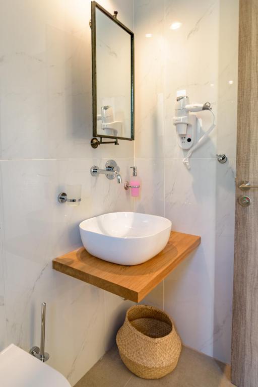 Koupelna v ubytování La Signora Hotel