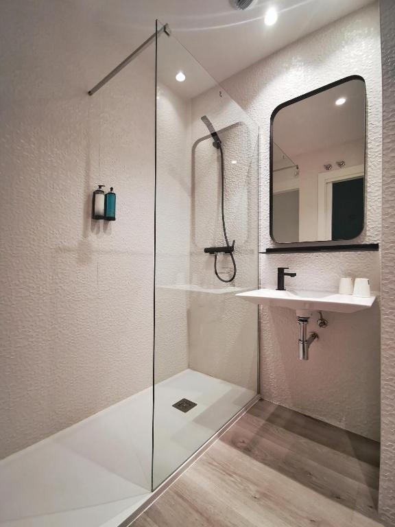 Koupelna v ubytování Hotel Don Rodrigo