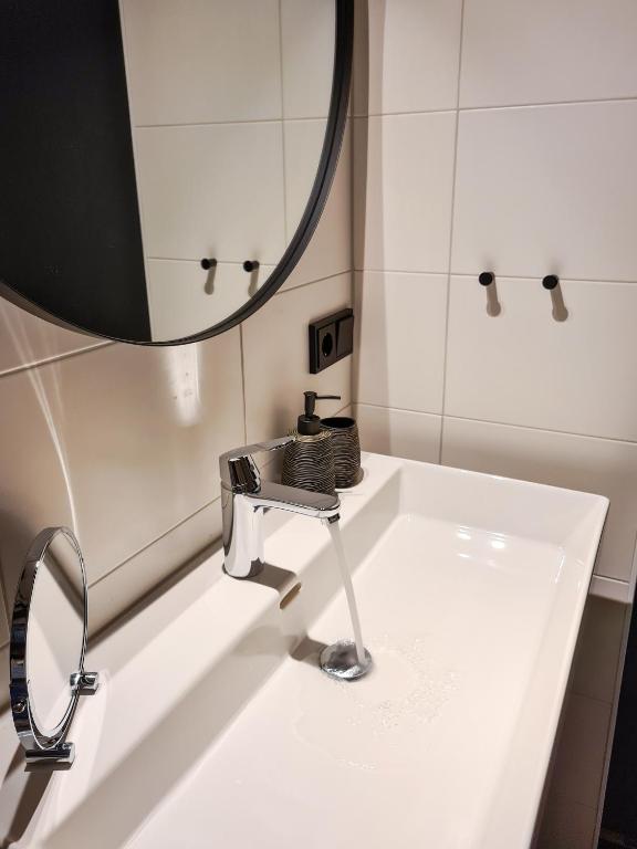 Koupelna v ubytování Schierzicht Logement