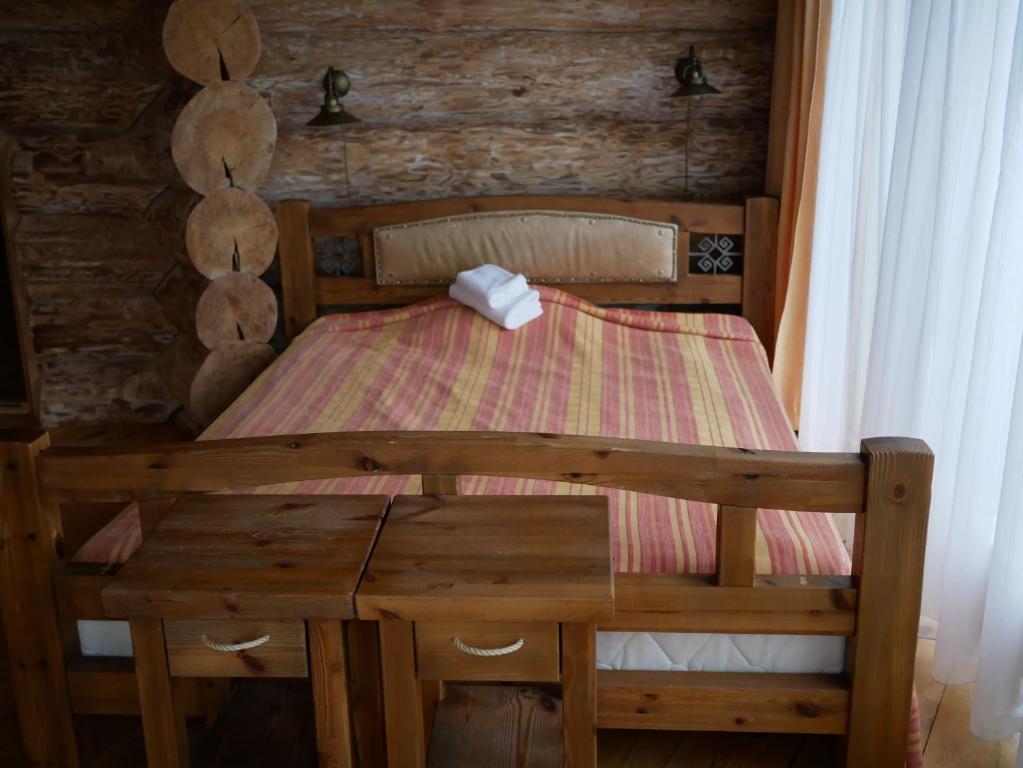 Postel nebo postele na pokoji v ubytování Greete Motel