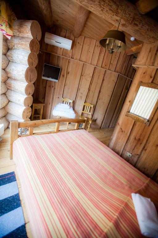 Postel nebo postele na pokoji v ubytování Greete Motel