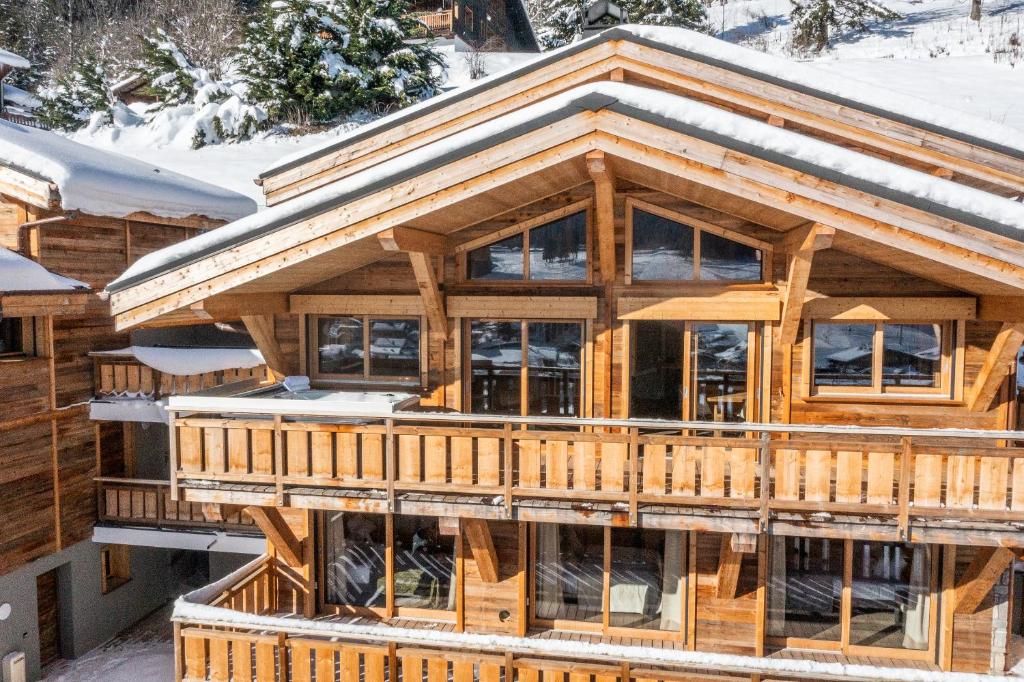 Chalet Floquet de Neu Les Gets- BY EMERALD STAY v zime