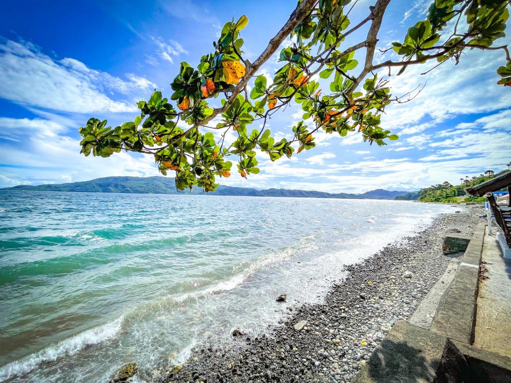 a view of the shoreline of a beach at Cerca del Mar in Mabini