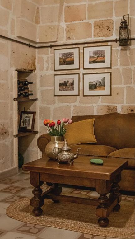 Posezení v ubytování Oria Lofts