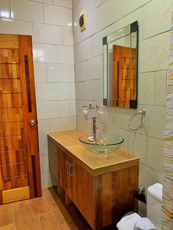Koupelna v ubytování Studio 69 Aparthotel
