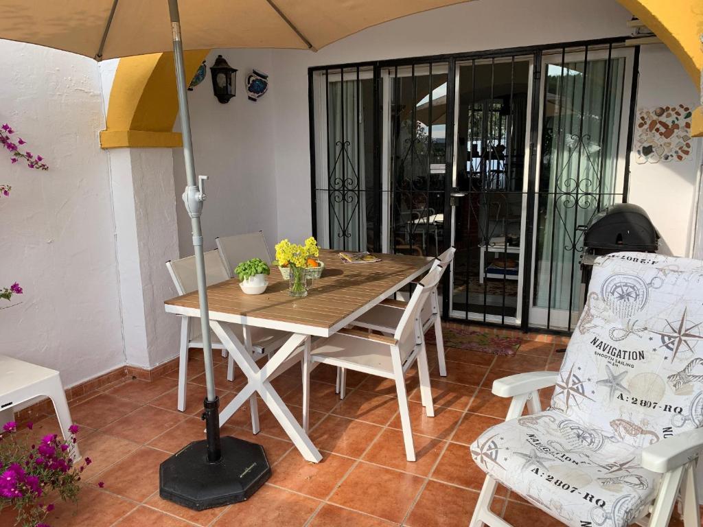 Balkón alebo terasa v ubytovaní Townhouse Near beach Calahonda