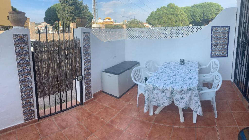 Balkón alebo terasa v ubytovaní Townhouse Near beach Calahonda