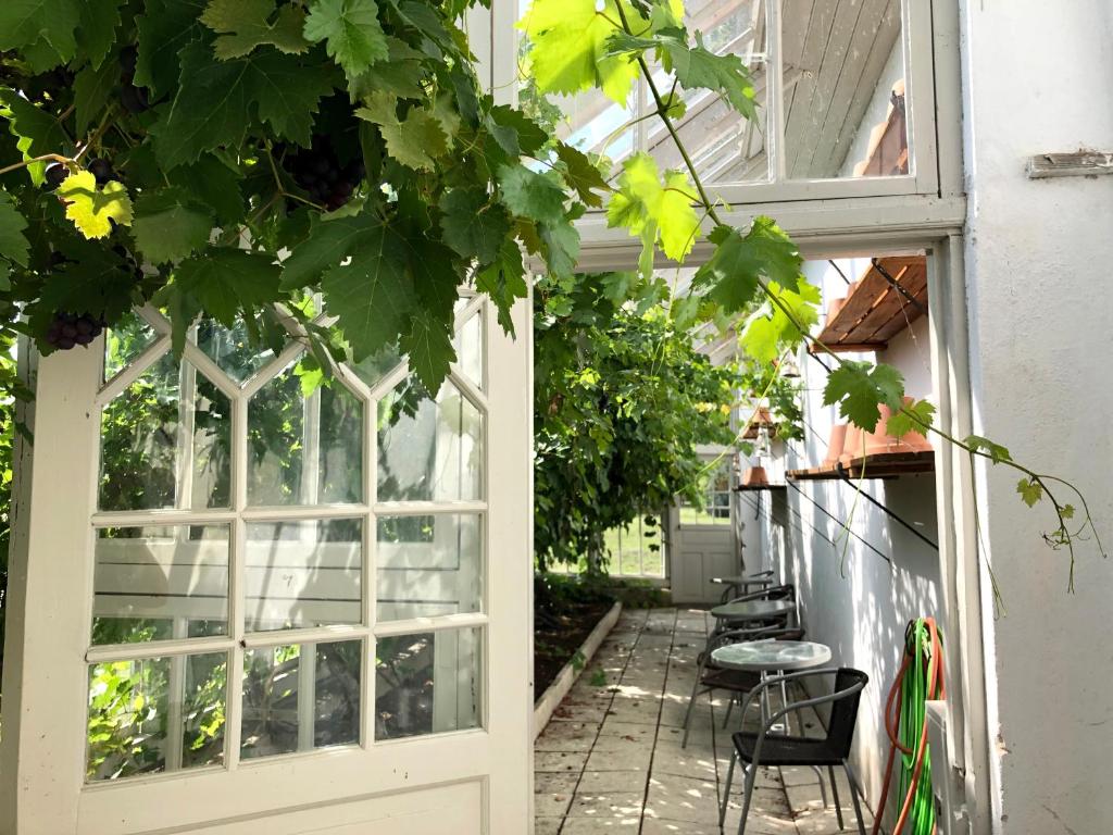 Balkón nebo terasa v ubytování Nygården Stjärnholm