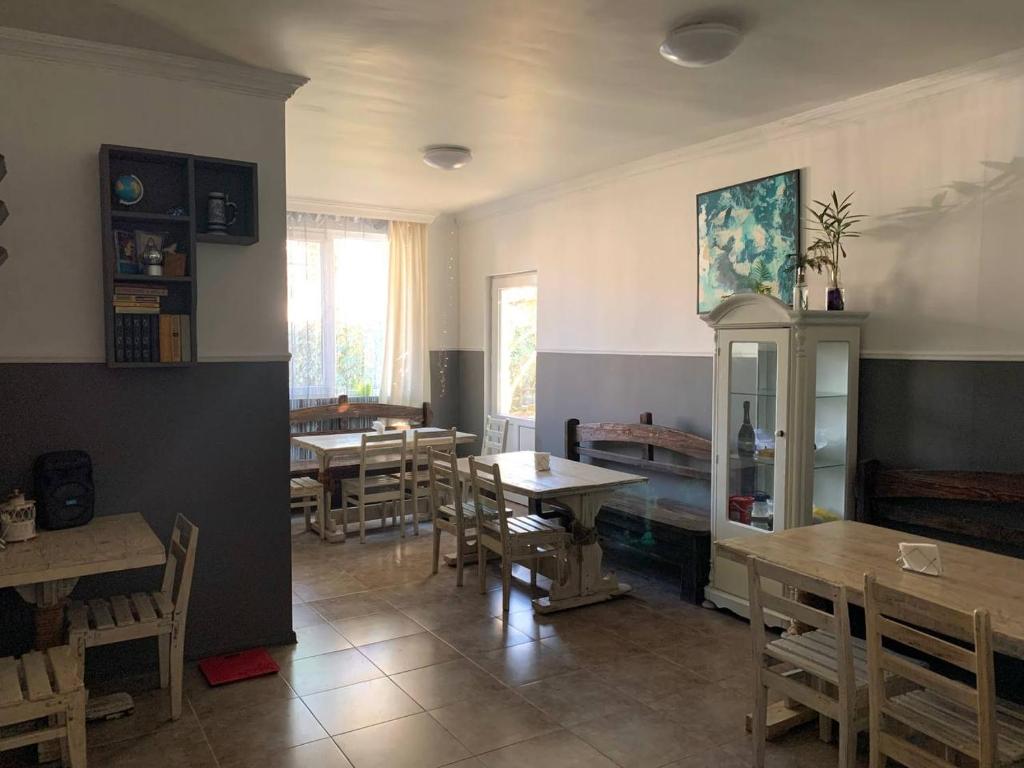 TV a/nebo společenská místnost v ubytování Guest house Junona