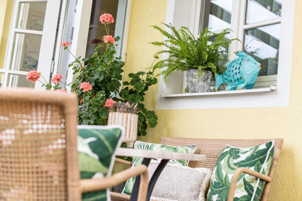 Posezení v ubytování Die WUNDER s Ferienpension