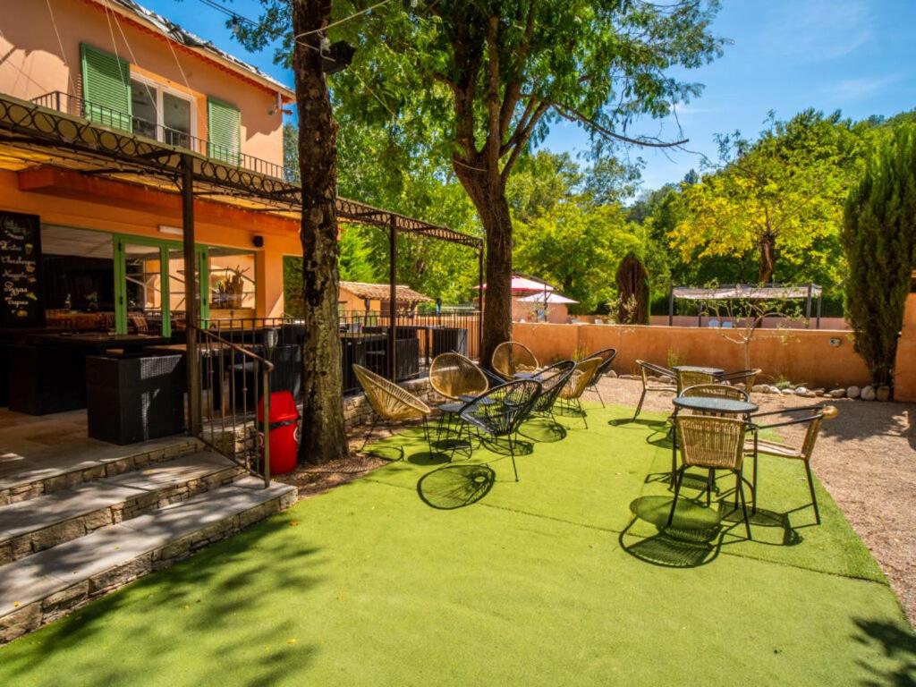 Zahrada ubytování Camping Hotel Les Rives du Loup