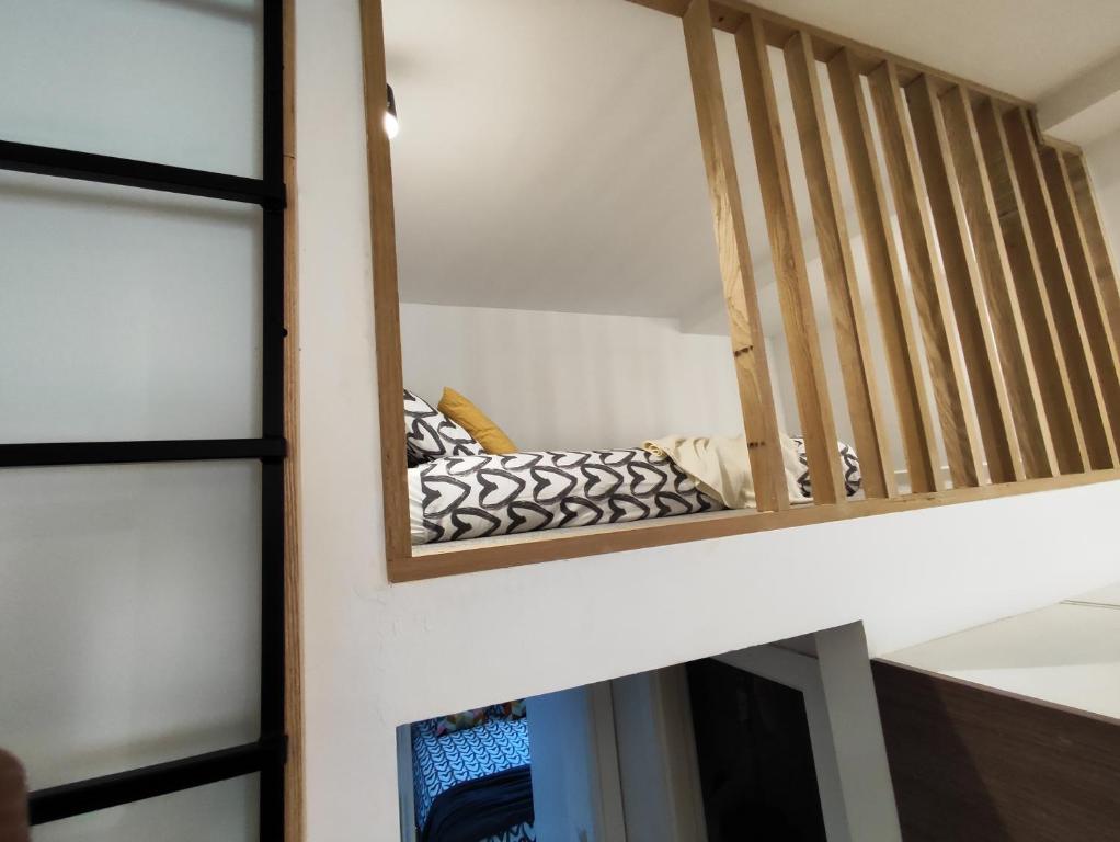 Postel nebo postele na pokoji v ubytování Precioso apartamento en Puente Vallecas, Madrid. D