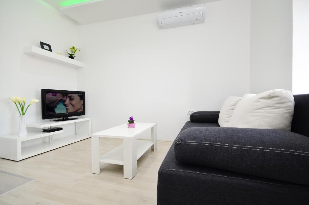 TV a/nebo společenská místnost v ubytování Apartment Borovac