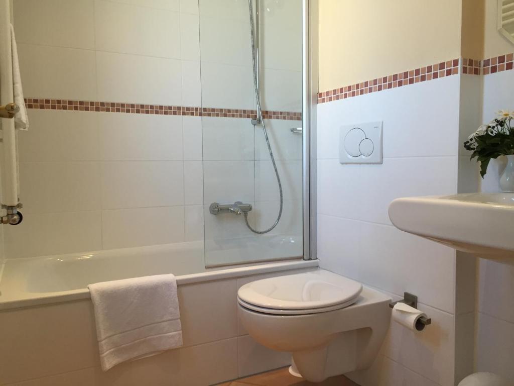 Koupelna v ubytování Hotel Sollner Hof