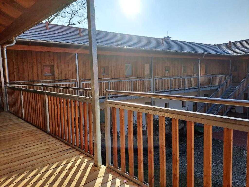 Balkón nebo terasa v ubytování Quartier35