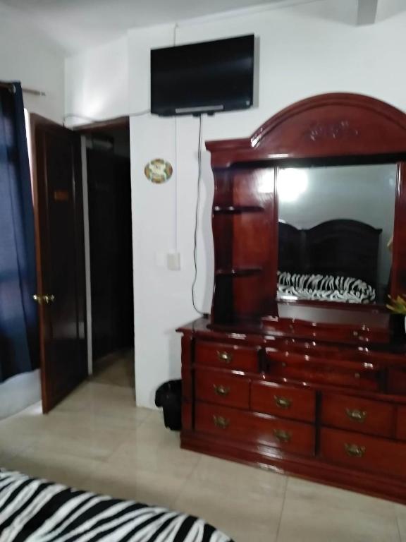 TV a/nebo společenská místnost v ubytování El Hogar de Carmelita