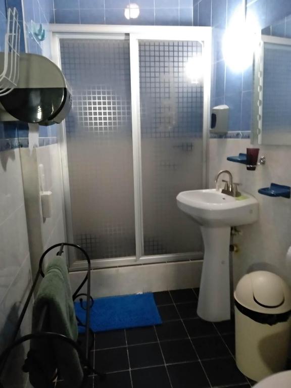 Koupelna v ubytování El Hogar de Carmelita
