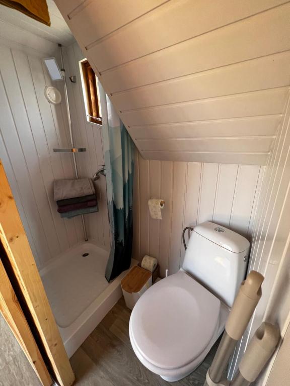 Koupelna v ubytování Loray des Bois - Cabane - Tipi - Cottage