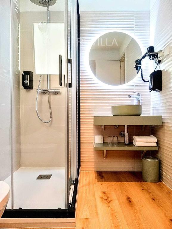 Koupelna v ubytování Hostal Anton Martin