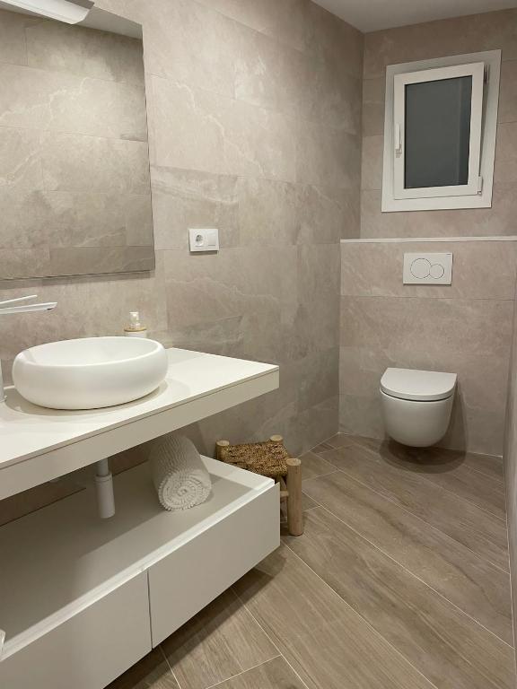 Koupelna v ubytování Cap Sa Sal suites -Apartament Begur - Costa Brava