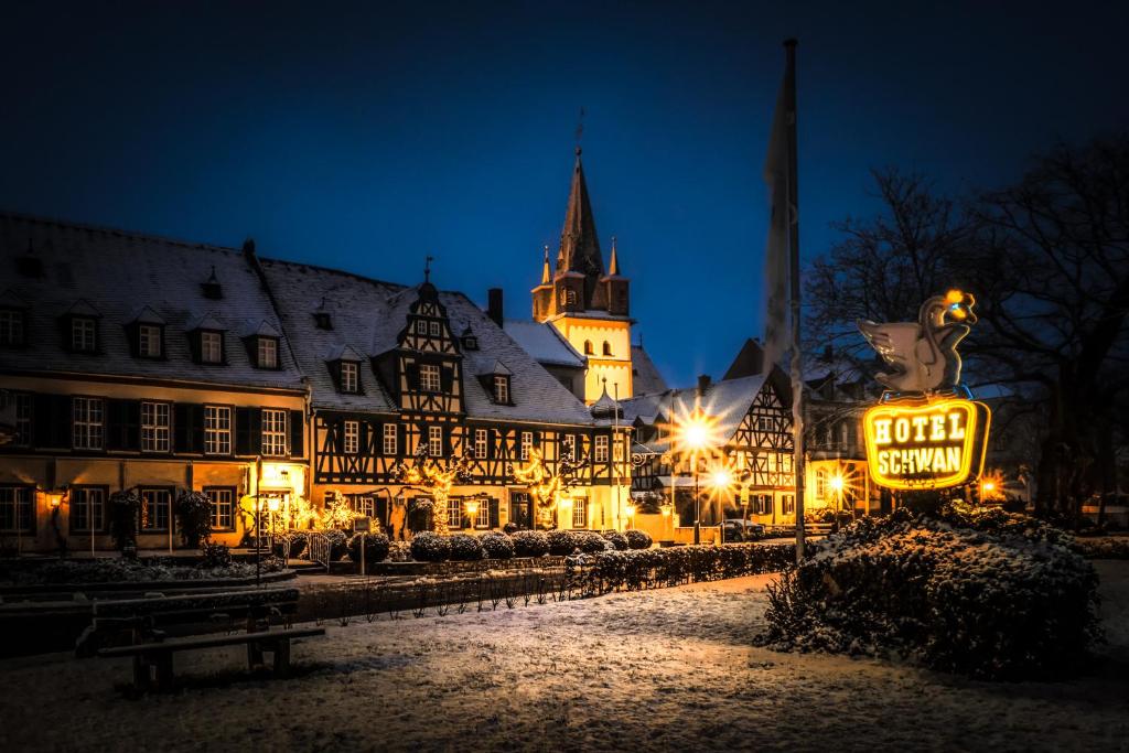 Hotel Schwan - Das Gästehaus Ilse v zimě