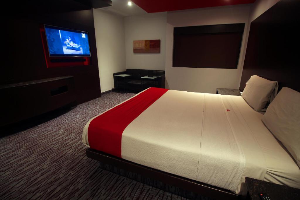 Postel nebo postele na pokoji v ubytování Motel Via