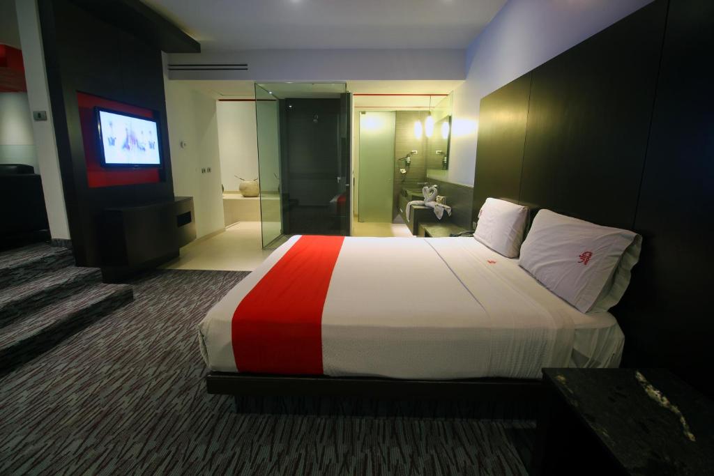 Postel nebo postele na pokoji v ubytování Motel Via