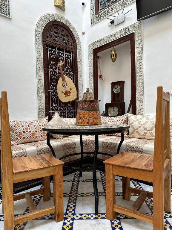 Posezení v ubytování Riad Fes Colors & SPA - Family Lodging