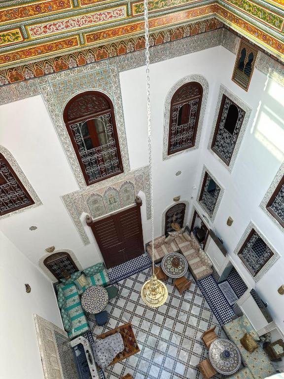 Posezení v ubytování Riad Fes Colors & SPA - Family Lodging