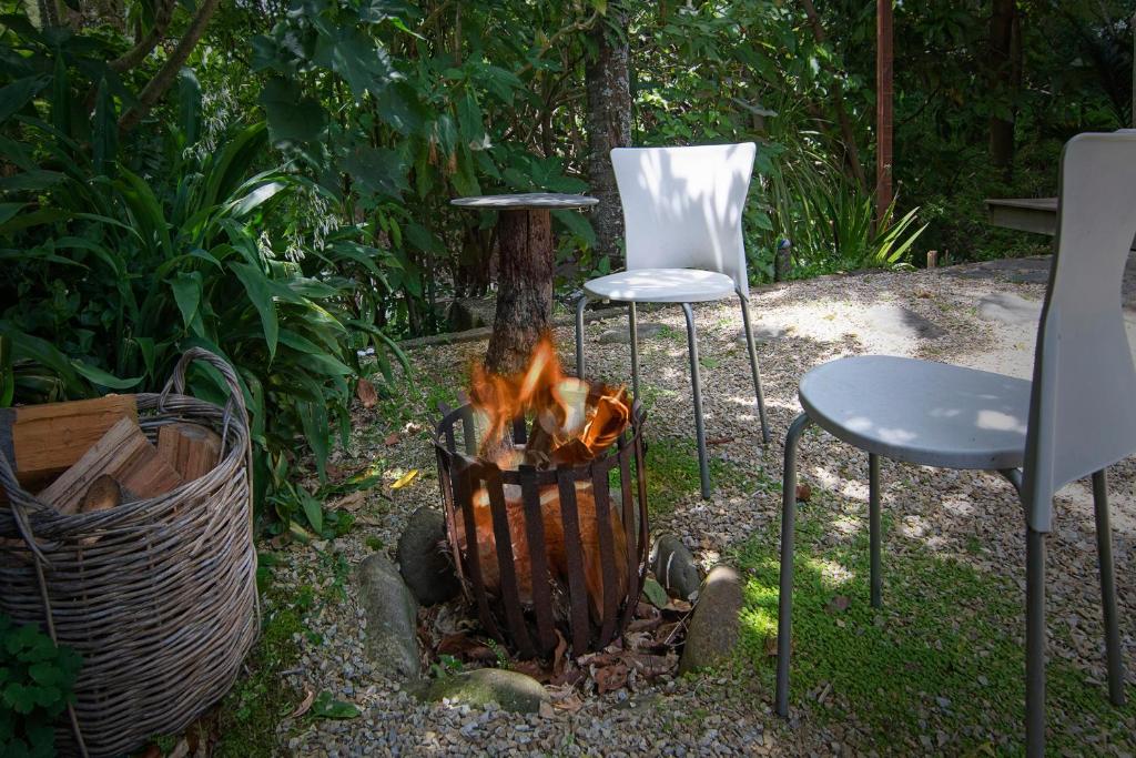 Zahrada ubytování Chalet Karaka