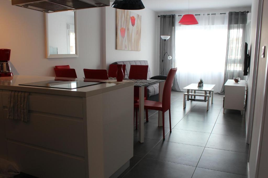 Posezení v ubytování New apartment with sea view of Andrew and Natallia