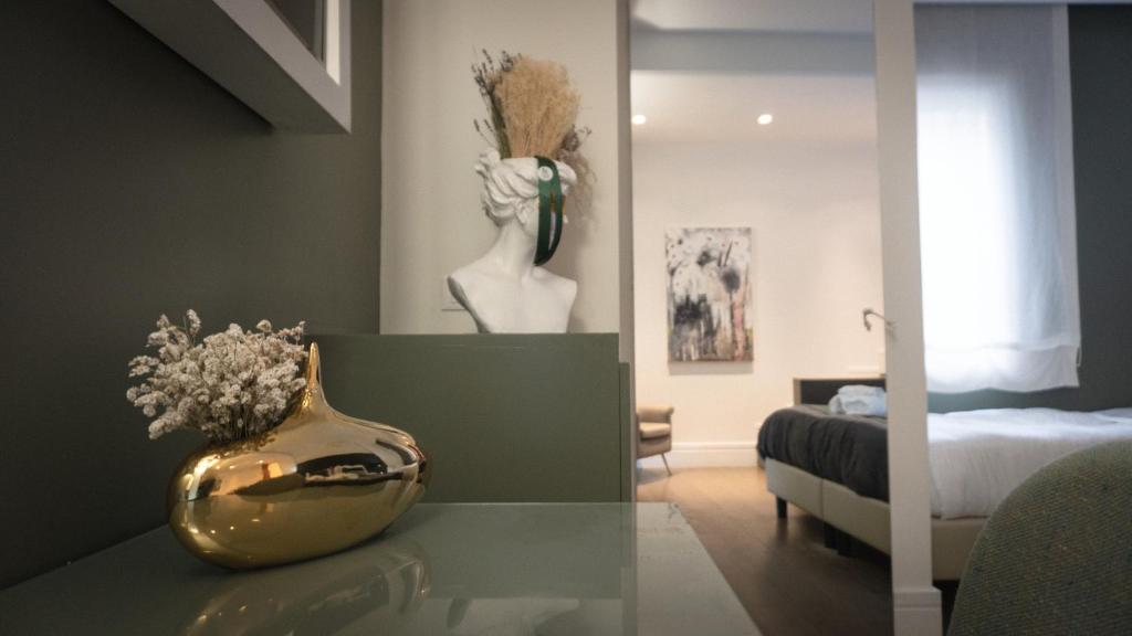 Postel nebo postele na pokoji v ubytování XENIA LUXURY ROOMS