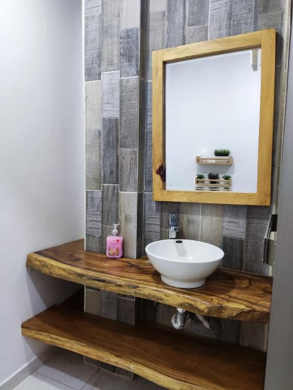 Koupelna v ubytování zara's apartamento en coveñas