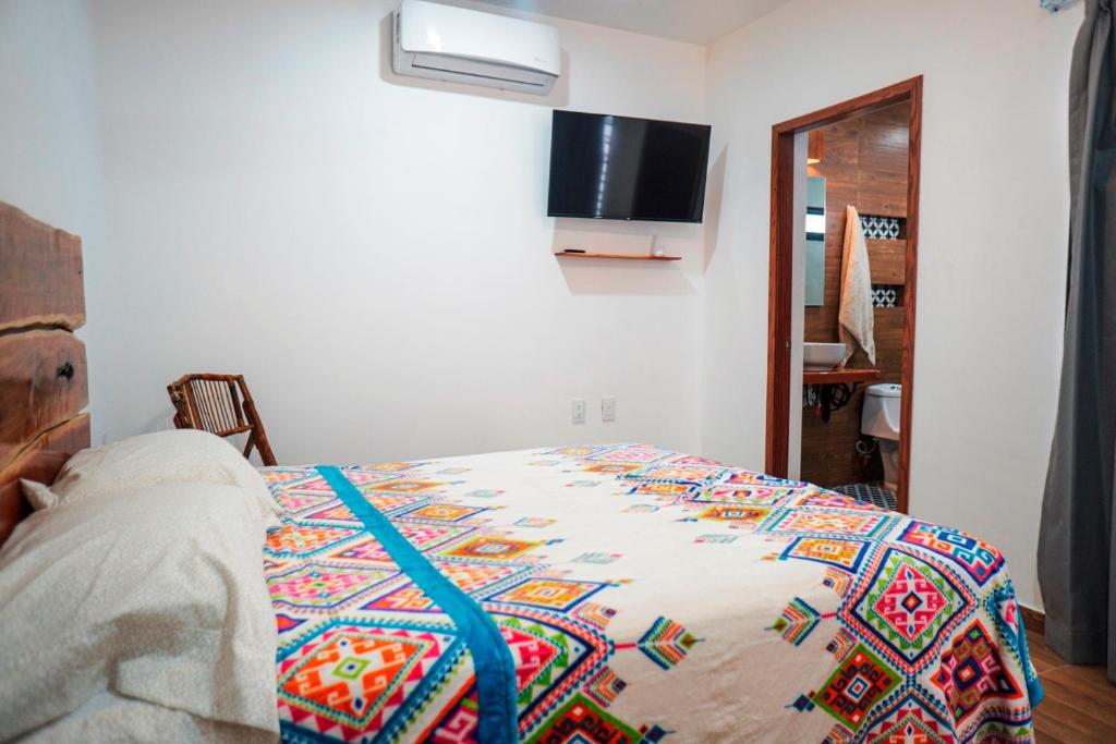 Cama o camas de una habitación en Rincon de Liz