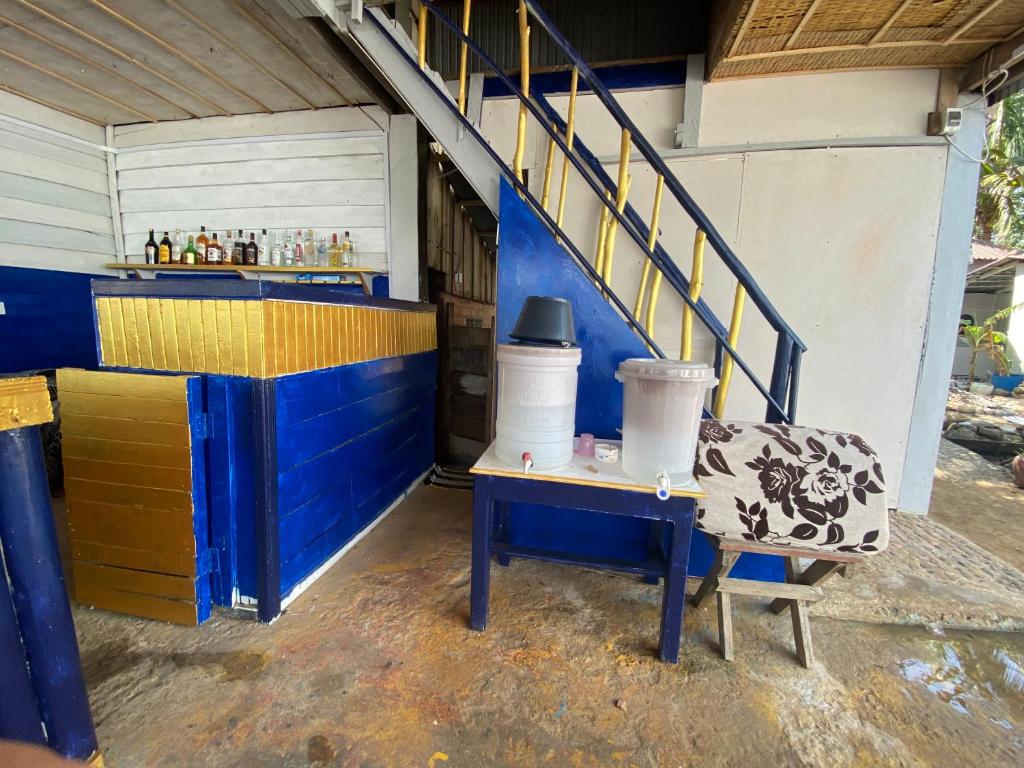 Posezení v ubytování CocoHuts