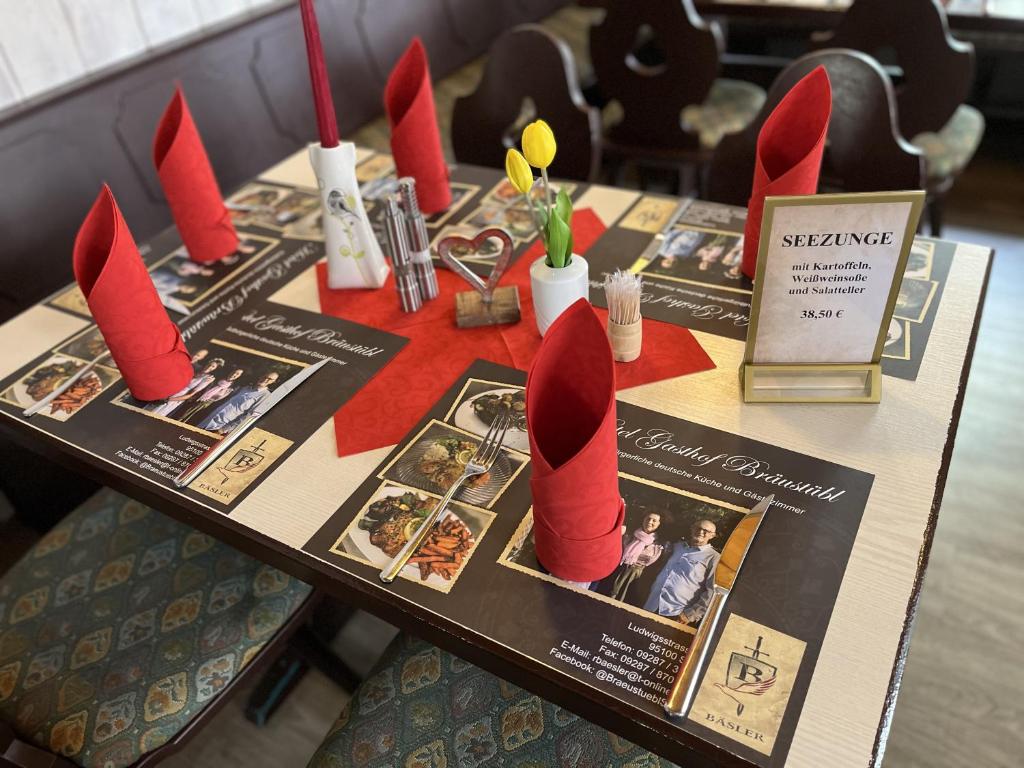 Restaurace v ubytování Gasthof Hotel Bräustübl